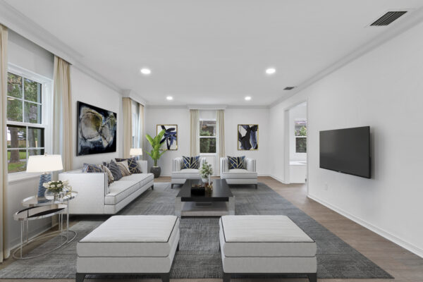 Virtual staging - living room dopo